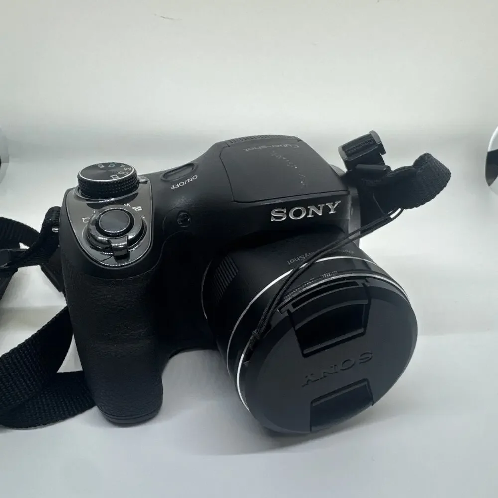 Sony Cyber-Shot DSC-H300 20.1MP Camera Black 35x Zoom Tested Working
